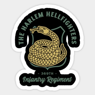 The Harlem Hellfighters - WW1 Infantry Regiment Sticker